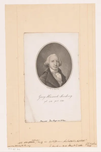 Portret van Georg Heinrich Sieveking