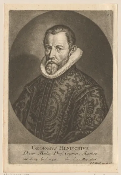 Portret van Georg Henisch