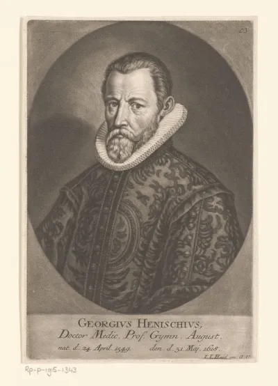 Portret van Georg Henisch
