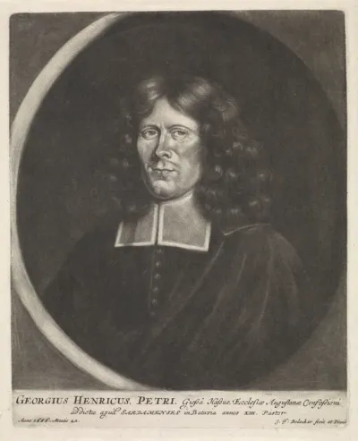 Portret van Georg Henri Petri