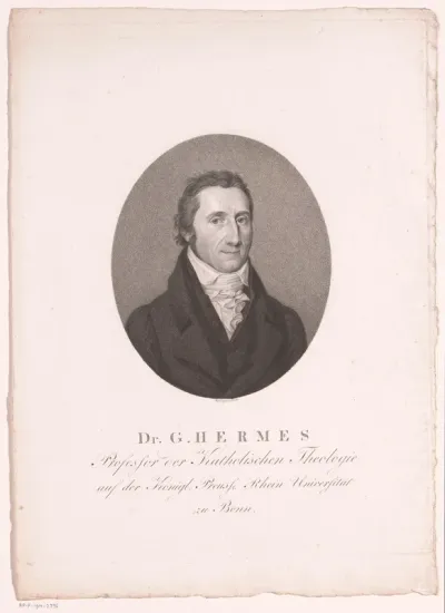 Portret van Georg Hermes