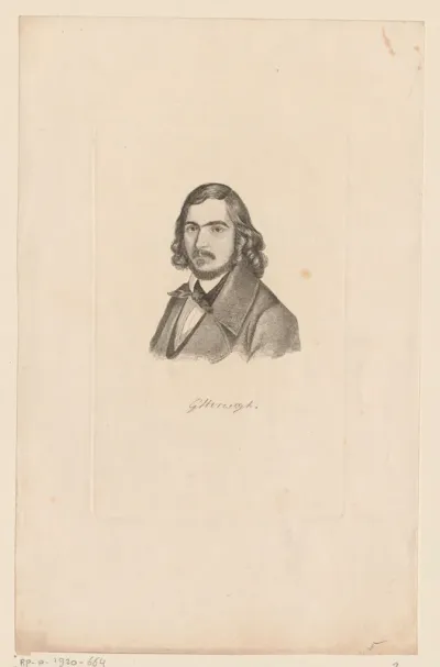 Portret van Georg Herwegh