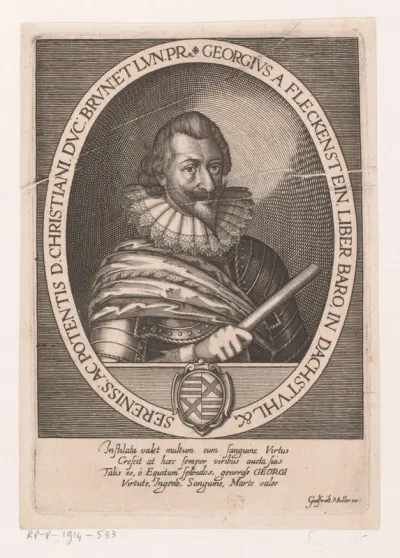 Portret van Georg II von Fleckenstein-Dagstuhl