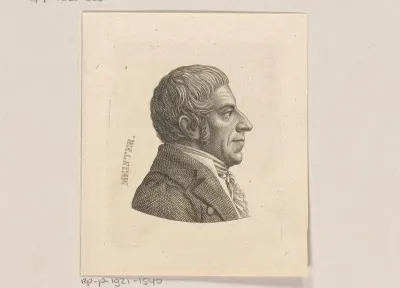 Portret van Georg Jacob Friedrich Meister