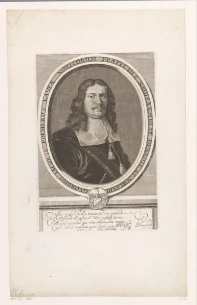 Portret van Georg Jacob Pömer