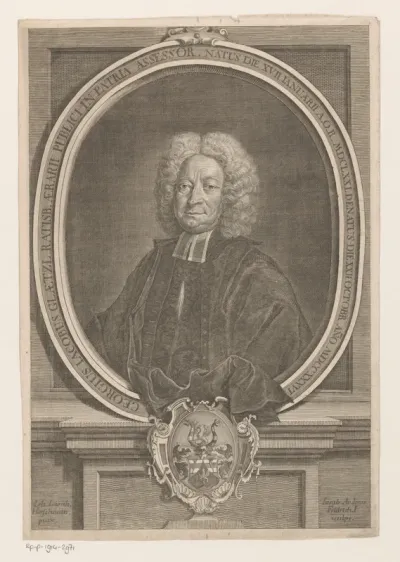 Portret van Georg Jakob Glaetzl
