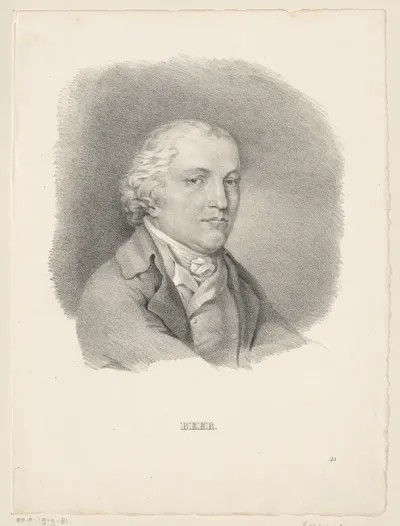 Portret van Georg Joseph Beer
