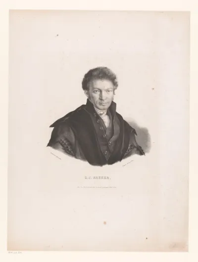 Portret van Georg-Joseph Bekker