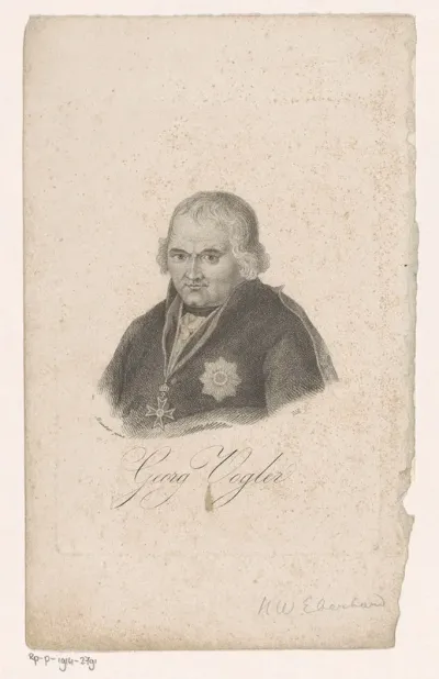 Portret van Georg Joseph Vogler