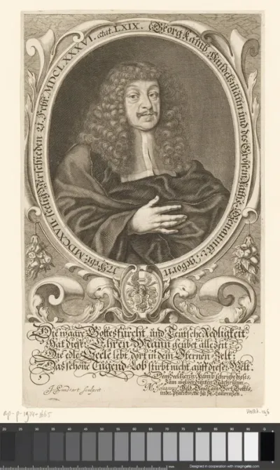Portret van Georg Kamb