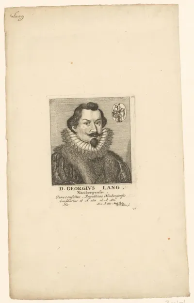 Portret van Georg Lang