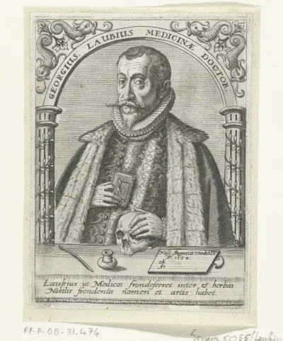 Portret van Georg Laub
