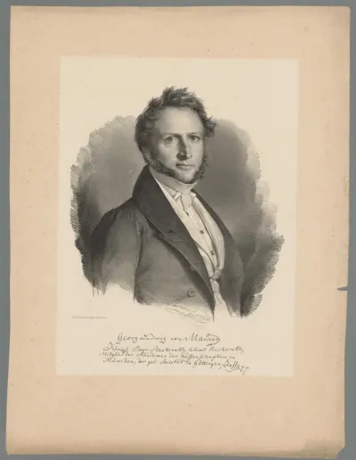 Portret van Georg Ludwig Maurer