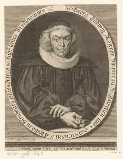 Portret van Georg Ludwig Rögner