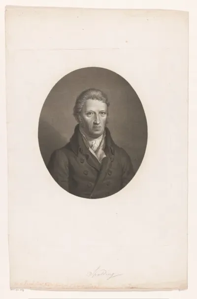 Portret van Georg Ludwig Spalding