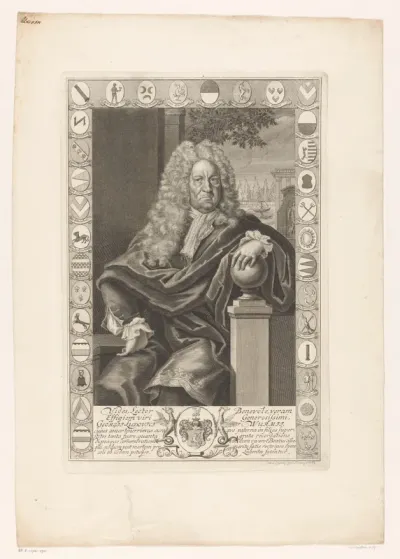 Portret van Georg Ludwig von Wurmb