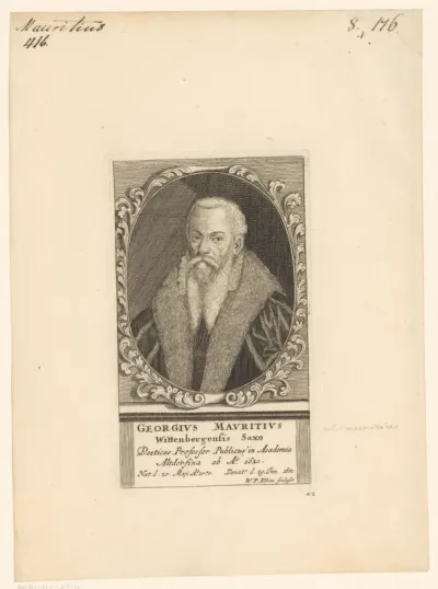 Portret van Georg Mauricius