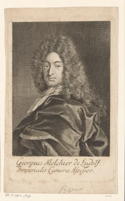 Portret van Georg Melchior von Ludolf