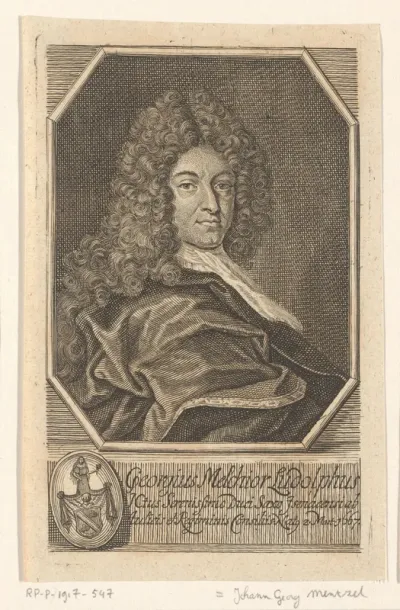 Portret van Georg Melchior von Ludolf