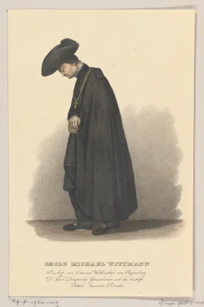 Portret van Georg Michael Wittmann