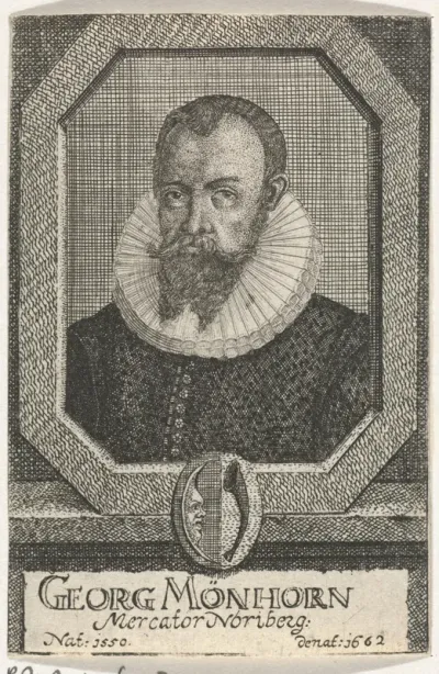 Portret van Georg Mönhorn