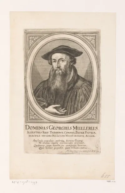 Portret van Georg Müller