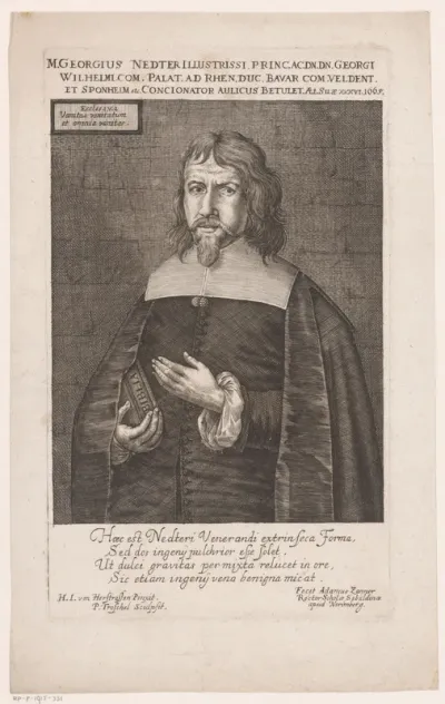 Portret van Georg Nedter
