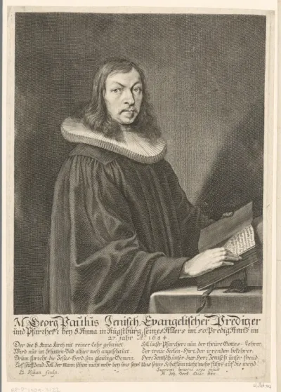 Portret van Georg Paul Jenisch