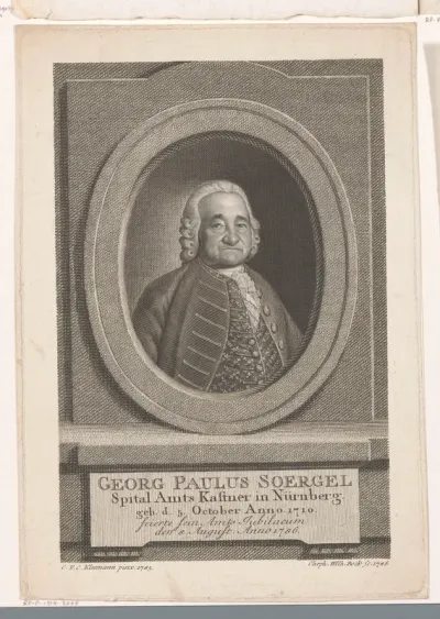 Portret van Georg Paul Sörgel