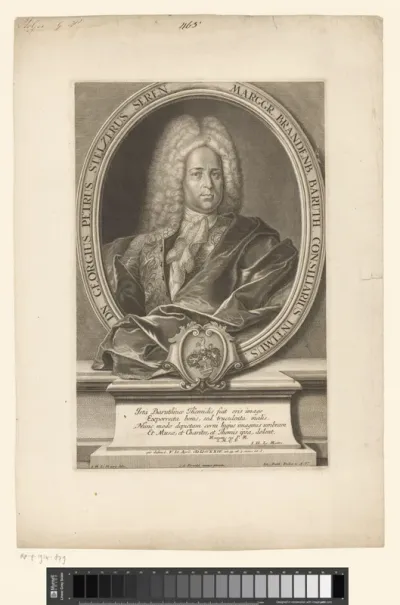 Portret van Georg Peter Stelzer