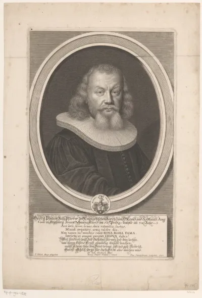 Portret van Georg Philipp Ris