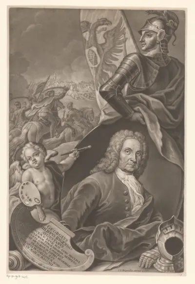 Portret van Georg Philipp Rugendas