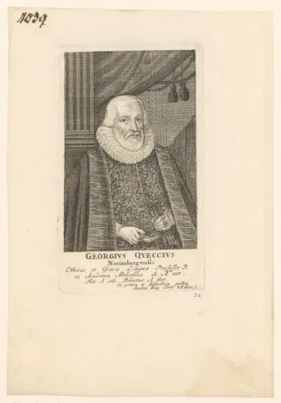 Portret van Georg Queccius