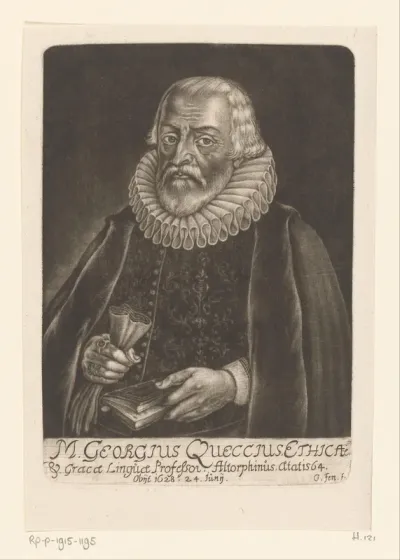 Portret van Georg Queccius