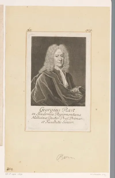 Portret van Georg Rast