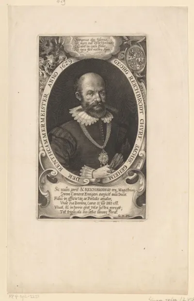 Portret van Georg Reichbrodt