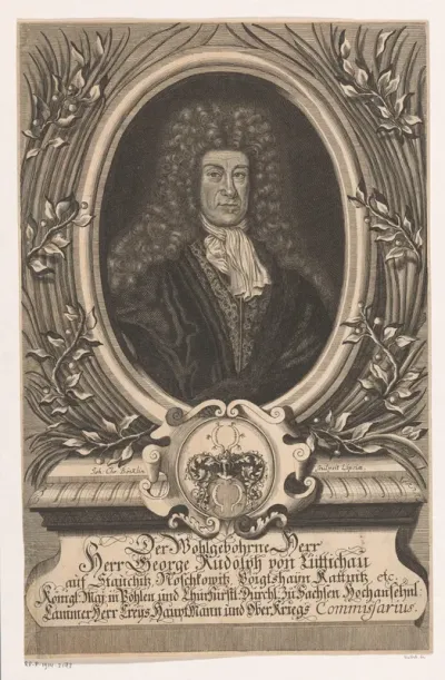 Portret van Georg Rudolph von Lüttichau