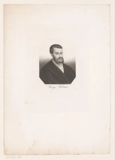 Portret van Georg Sabinus