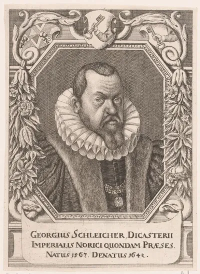 Portret van Georg Schleicher