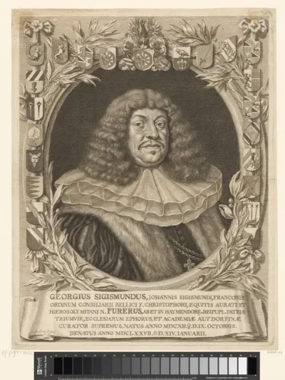 Portret van Georg Sigismund Fürer von Haimendorf