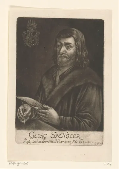 Portret van Georg Spengler