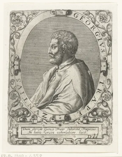 Portret van Georg Trapezuntius