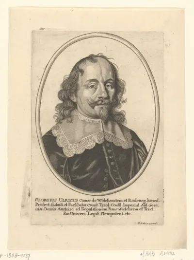 Portret van Georg Ulrich graaf van Wolkenstein-Rodenegg