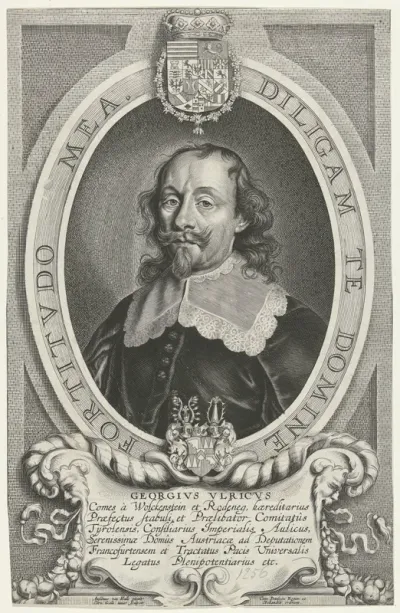 Portret van Georg Ulrich von Wolkenstein und Rodenegg