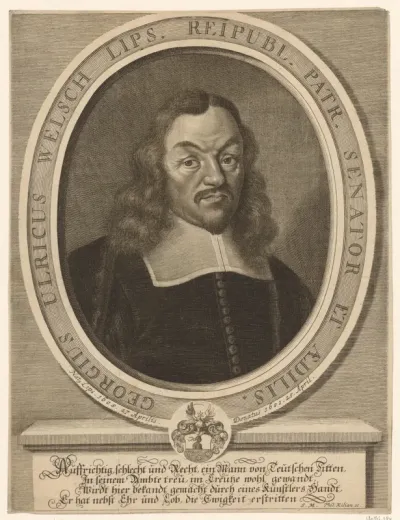 Portret van Georg Ulrich Welsch