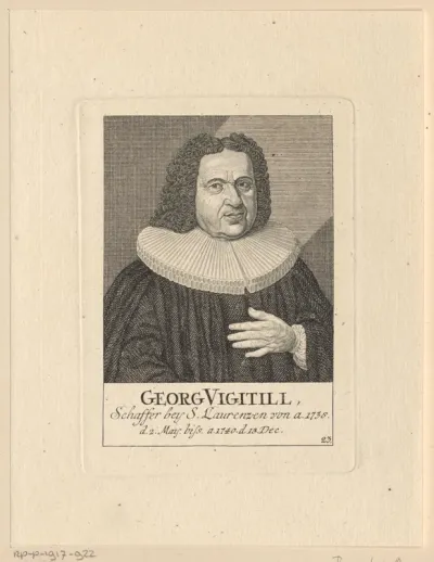 Portret van Georg Vigitill
