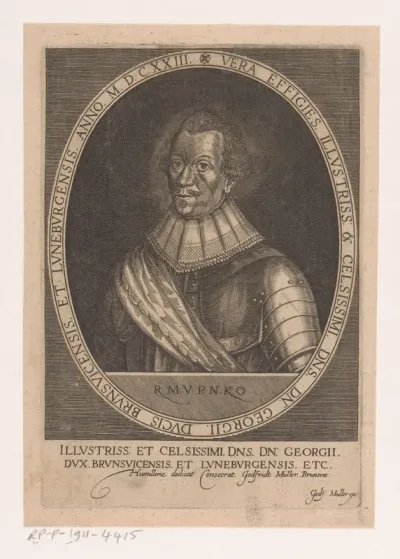 Portret van Georg von Braunschweig-Calenberg