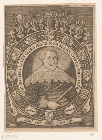 Portret van Georg von Braunschweig-Calenberg