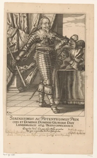 Portret van Georg von Braunschweig-Lüneburg