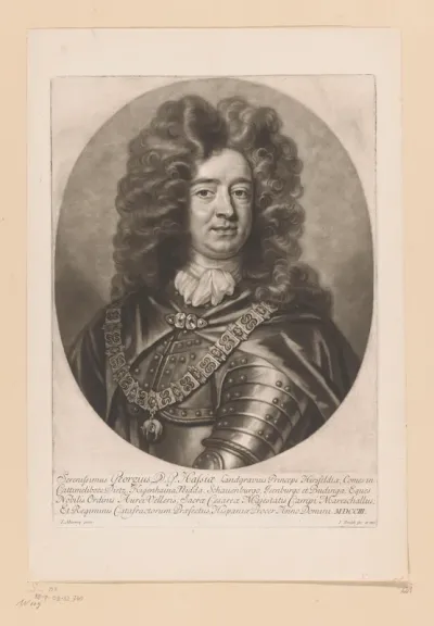 Portret van Georg von Hessen-Darmstadt